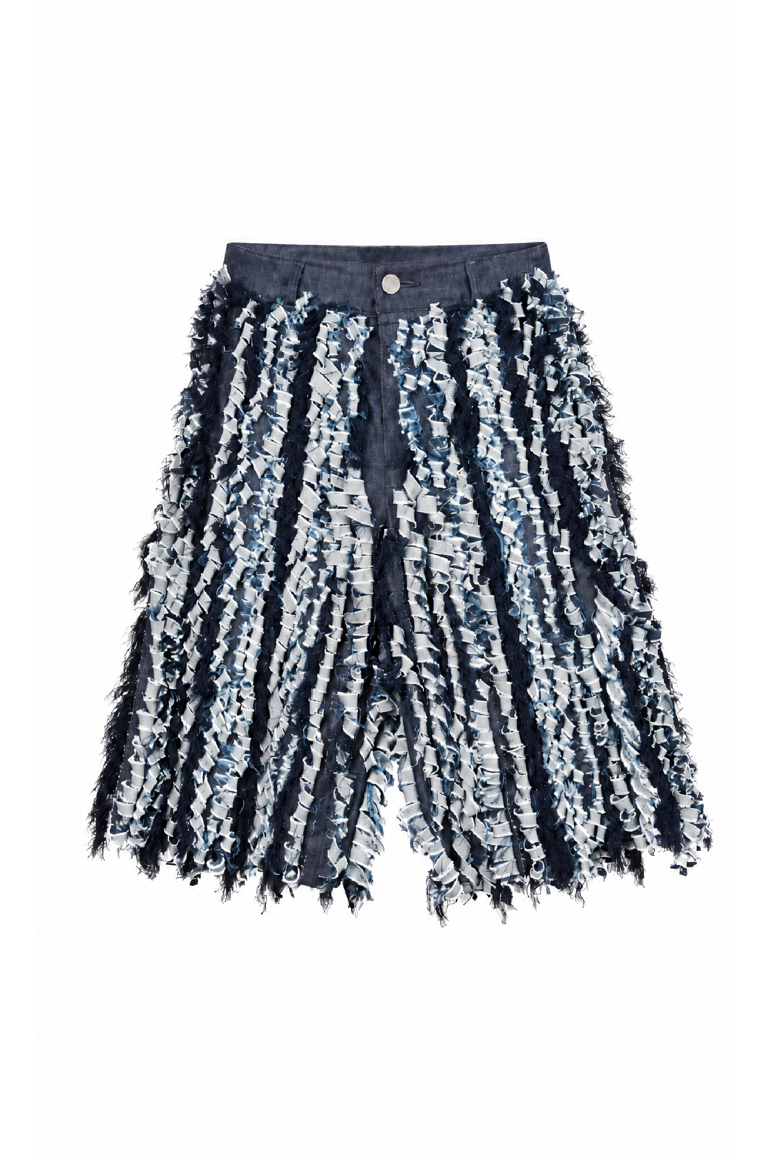 HAND FRAYED JEANS
