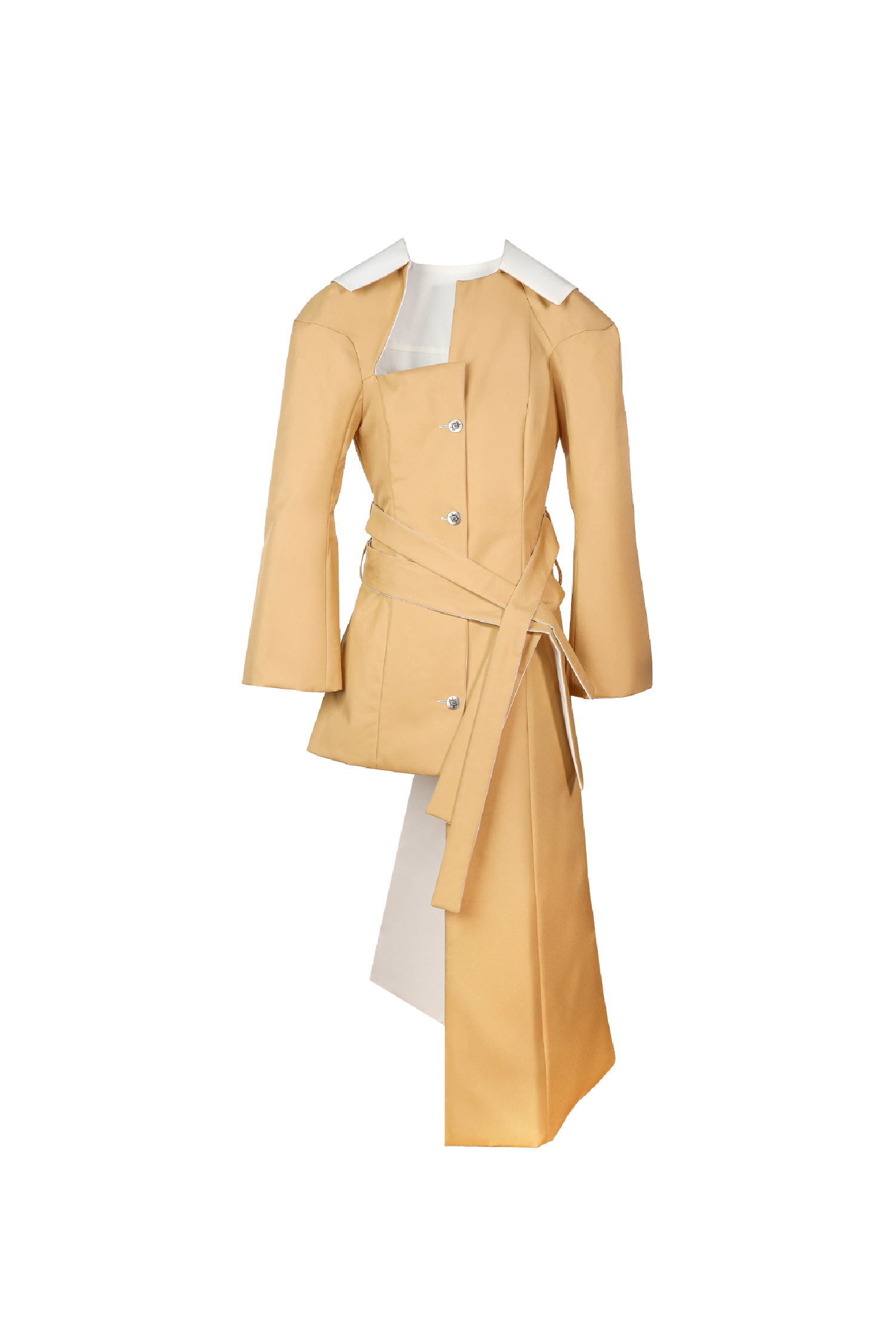 REVERSIBLE TRENCH GABARDINE