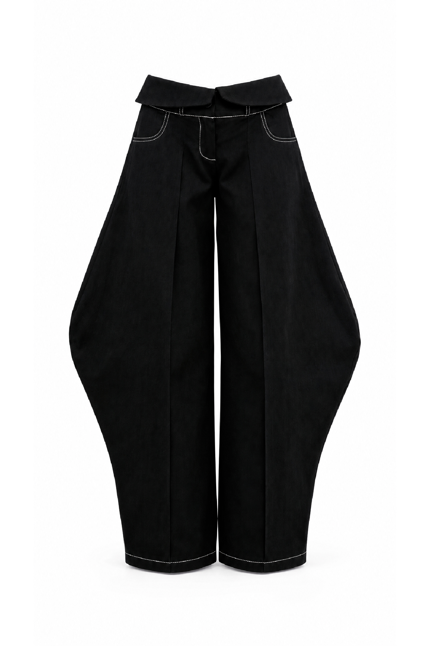 BALOON LAPEL PANTS